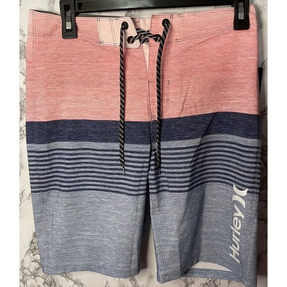 Hurley Mens Boardshorts 28 - Colorblock Design 9.5" Inseam 20" Outseam - Picture 1 of 6
